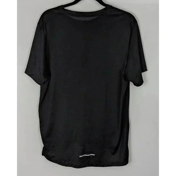 Nike Miler Dri-Fit Black Running T-Shirt Short Sleeve Men's Size XL - Picture 5 of 6